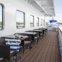 Зона отдыха на шлюпочной палубе