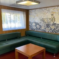 Зона отдыха на шлюпочной палубе