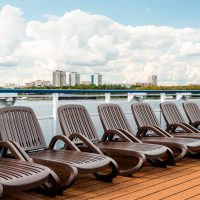 Солярий на солнечной палубе